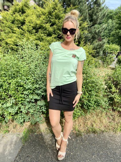 Triko LONG PASTEL GREEN - Dámské (krátký rukáv)