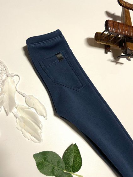Dětské Hřejivé zimní TERMO LEGÍNY JEANS BLUE WARMKEEPER