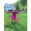 Šaty #MULLETDRESS RASPBERRY - Holčička