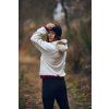 CROP OVERSIZE mikina z warmkeeperu RAINBOW  - Dámská
