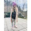 Dlouhý žebrovaný cardigan BEIGE - Holčička