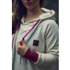 DÁMSKÁ Prodloužená WARMKEEPER mikina HOOD UP RAINBOW  (vhodné pro TĚHOTNÉ)