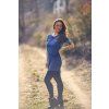 DÁMSKÉ Asymetrické "KOJICÍ I NEKOJICÍ" tričko JEANS (krátký rukáv)