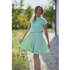 "KOMBINUJ" II. CROSS PASTEL GREEN krátký rukáv - Maminka (POUZE VRCHNÍ DÍL)