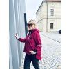 Dámská mikina s postranními zipy MADRID Violet SHORT  (mikina vhodná na kojení i jako těhotenská)