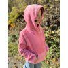 Hřejivá DÍVČÍ mikina FLEECE HOODIE Pink