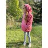 Hřejivá DÍVČÍ mikina FLEECE HOODIE Pink