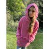 Hřejivá DÍVČÍ mikina FLEECE HOODIE Pink