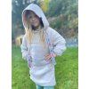 Hřejivá DÍVČÍ mikina FLEECE HOODIE Folklor