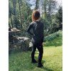 Kojící tričko BLACK LACE (dlouhý rukáv) - Maminka