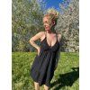DÁMSKÉ Šaty VAMP BLACK SHIMMER mušelín