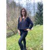 Dámská CROP mikina BLACK WARMKEEPER