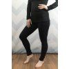 DÁMSKÉ Legíny z teplákoviny BASIC Black (kratší verze)