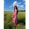 DÁMSKÉ Šaty MARSEILLE LIGHT PINK DEMI LONG mušelín