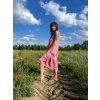 DÁMSKÉ Šaty MARSEILLE LIGHT PINK DEMI LONG mušelín