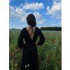 Lehoučký DÁMSKÝ Viskózový CROP TOP ESPAÑA Black