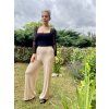 Dámské elegantní kalhoty BUSINESS NUDE LONG