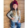 Dívčí CROP OVERSIZE mikina SHINY MELANIE