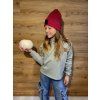 Dívčí CROP OVERSIZE mikina SHINY MELANIE