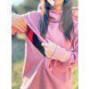 Dámská Kojicí mikina se skrytými zipy PINK ATLANTIC (mikina vhodná na kojení i jako těhotenská)