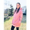 Dámská Kojicí mikina se skrytými zipy PINK ATLANTIC (mikina vhodná na kojení i jako těhotenská)