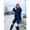 Žebrovaná čepice JA UŽ BUDU HODNÁ Dark Pink - Dospělí / Děti (S BAMBULÍ nebo BEZ BAMBULE)