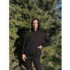 Dámská NEKOJICÍ mikina HOODIE SHINY Black