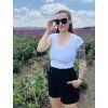 DÁMSKÉ Mušelínové Kraťasy MARILYN Black HIGH