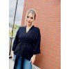 Dámské Mušelínové kimono BLACK