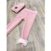 DÍVČÍ Hřejivé zimní TERMO LEGÍNY Creamy Pink WARMKEEPER