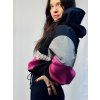 Dámská PATCHWORK Oversize Hoodie 13
