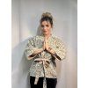 OBOUSTRANNÉ Dámské MUŠELÍNOVÉ kimono FLOW