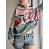 Dámská PATCHWORK Oversize Hoodie 20