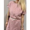 DÁMSKÉ ŠATY S ROZPARKY PINK