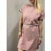 DÁMSKÉ ŠATY S ROZPARKY PINK