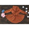 Softshell kabát s fleecem CINNAMON DOTS - Holčička