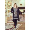 Úpletový Cardigan Black - Dámský